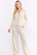 CWS25422 KNIT CARDIGAN AND PANTS SET