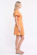CD25660 SUMMER NIGHT FLUTTER SLEEVE MINI DRESS