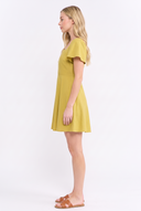 CD25660 SUMMER NIGHT FLUTTER SLEEVE MINI DRESS