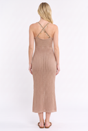 CWD25645 CROCHET MAXI DRESS