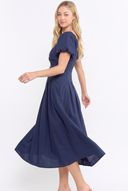 CD25696 TULIP SLEEVES MIDI DRESS
