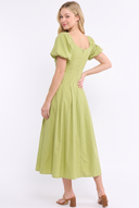 CD25696 TULIP SLEEVES MIDI DRESS