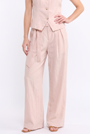 CS25491SP SLEEVELESS BUTTON-UP TOP AND WIDE-LEG PANTS SET - PANTS ONLY